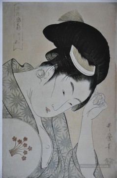  bij Peintre - de la série Kasen Koi no bu 1794 Kitagawa Utamaro ukiyo e Bijin GA